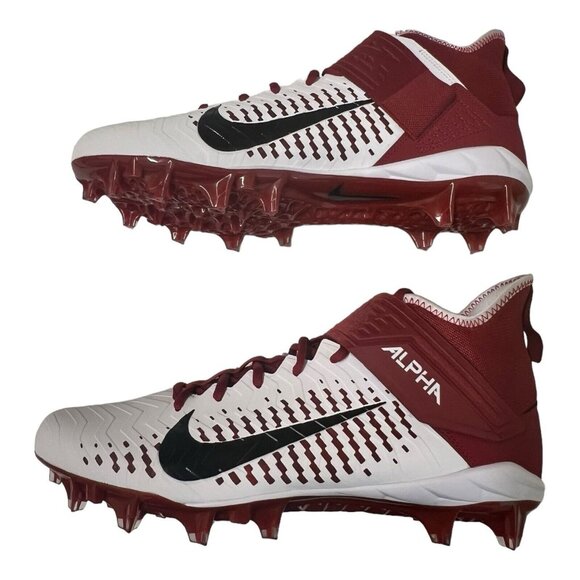 Nike Alpha Menace Pro 2 Alabama Crimson Tide Football Cleats Size 13 BV3945-106 - Picture 4 of 9